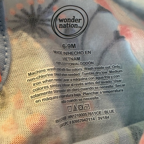 Wonder Nation Dress| size 6-9M| Toddler Dress| NWT - Picture 4 of 10